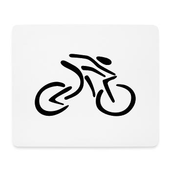 cycling - Mouse Pad (horizontal) - white - Front