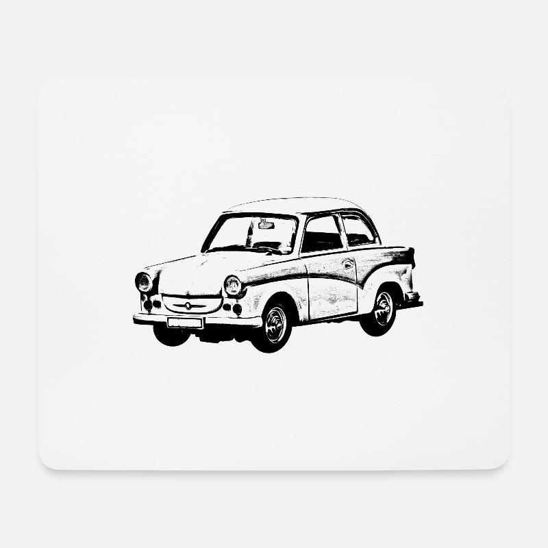 500 Limousine - Mousepad (Querformat) - Weiß