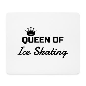 Eislaufen Eisläufer Sport Sportler Spieler - Mousepad (Querformat) - Weiß - Vorne