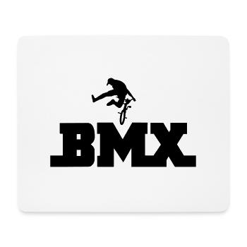 bmx - Mousepad (Querformat) - Weiß - Vorne