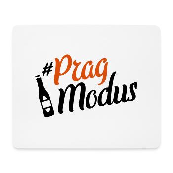 prag modus beer - Mousepad (Querformat) - Weiß - Vorne