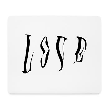Love - Mouse Pad (horizontal) - white - Front