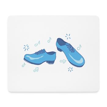 Tanzschuhe Tanzen Schuhe Tänzer Tänzerin Musik - Mousepad (Querformat) - Weiß - Vorne