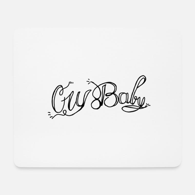 Crybaby (Lil Peep) - Mousepad (Querformat) - Weiß
