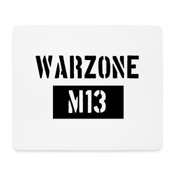 Warzone M13 - Gamer TShirt Merch Fan Articles Gamer - Mouse Pad (horizontal) - white - Front