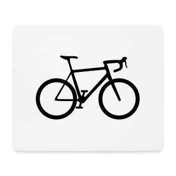 Rennrad - Mousepad (Querformat) - Weiß - Vorne