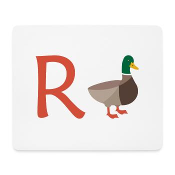 Rente Ente Ruhestand Pension Frührente Geschenk - Mousepad (Querformat) - Weiß - Vorne