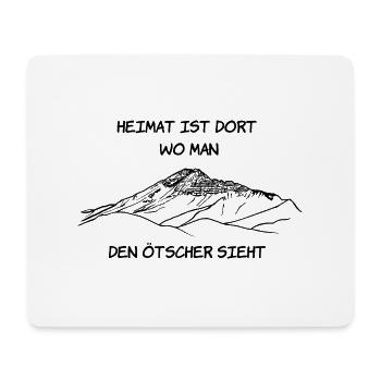 Heimat, Ötscher, Ötscherland, Berg, Mostviertler - Mousepad (Querformat) - Weiß - Vorne