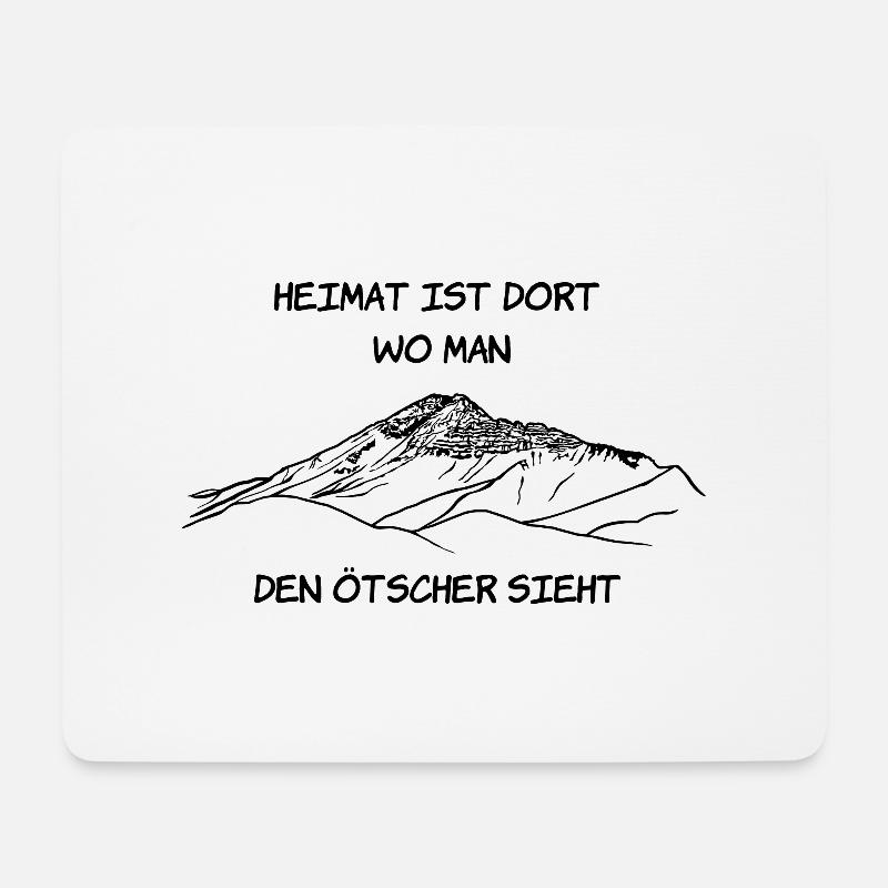 Heimat, Ötscher, Ötscherland, Berg, Mostviertler - Mousepad (Querformat) - Weiß