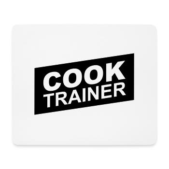 cook trainer - Mouse Pad (horizontal) - white - Front