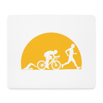 Sun Sport Triathlon - Tapis de souris (format paysage) - blanc - Devant