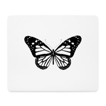 Schmetterling, Falter, Geschenkidee - Mousepad (Querformat) - Weiß - Vorne