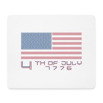 Unabhängigkeit vom 4. Juli - Mousepad (Querformat) - Weiß - Vorne