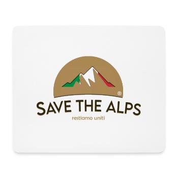 Save The Alps Italia - Mouse Pad (horizontal) - white - Front