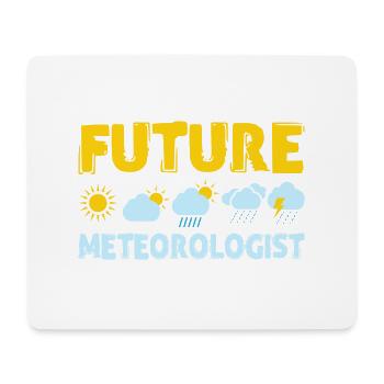 Future Meteorologist Weather Meteorology - Mouse Pad (horizontal) - white - Front