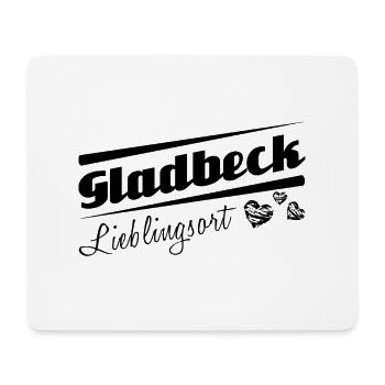 Gladbeck - Lieblingsort mit Stadtnamen - Mousepad (Querformat) - Weiß - Vorne