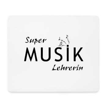 Super Musik Lehrerin - Mousepad (Querformat) - Weiß - Vorne