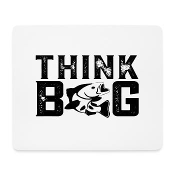 Think Big Angler Fishing - Mouse Pad (horizontal) - white - Front