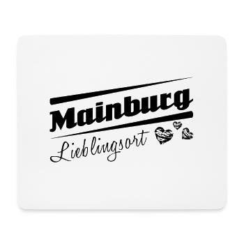 Mainburg - Lieblingsort mit Stadtnamen - Mousepad (Querformat) - Weiß - Vorne