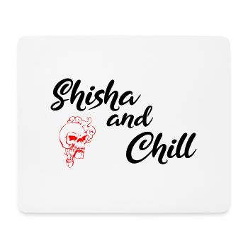 Shisha and Chill Black - Mouse Pad (horizontal) - white - Front