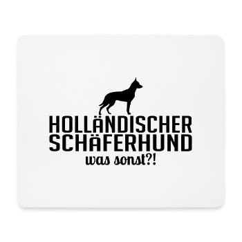 BERGER HOLLANDAIS QUOI D’AUTRE Chiens Wilsigns - Tapis de souris (format paysage) - blanc - Devant