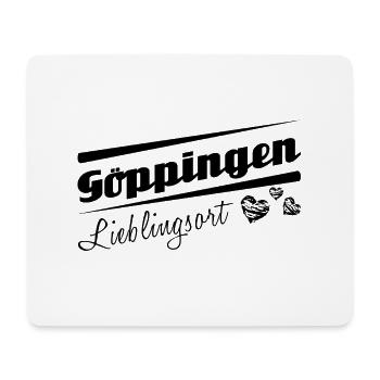 Göppingen - Lieblingsort mit Stadtnamen - Mousepad (Querformat) - Weiß - Vorne