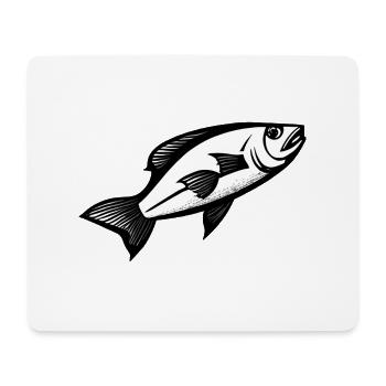 Angler Fishing Fishing Fishing Fishing hooks - Mouse Pad (horizontal) - white - Front