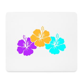 hibiscus - Mouse Pad (horizontal) - white - Front