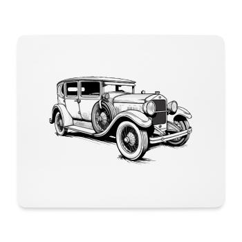 Oldtimer - Mousepad (Querformat) - Weiß - Vorne