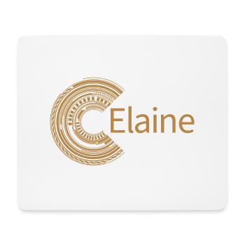 Für Elaine - Mousepad (Querformat) - Weiß - Vorne