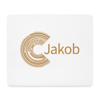 Pour Jakob - Tapis de souris (format paysage) - blanc - Devant