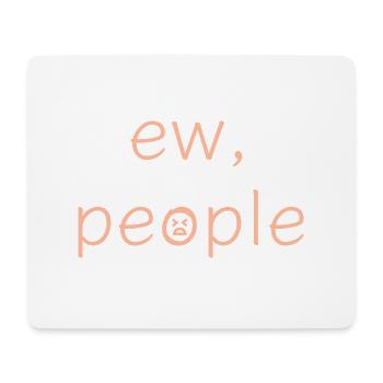 ew personnes - Tapis de souris (format paysage) - blanc - Devant