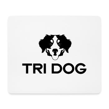 Chien Hund - Tapis de souris (format paysage) - blanc - Devant