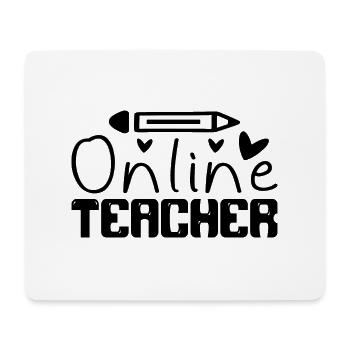 Online Teacher - Mouse Pad (horizontal) - white - Front