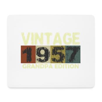Vintage Geburtstag Retro Sonnenuntergang Design - Mousepad (Querformat) - Weiß - Vorne