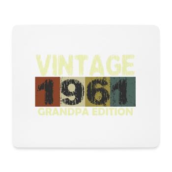 Vintage Geburtstag Retro Sonnenuntergang Design - Mousepad (Querformat) - Weiß - Vorne