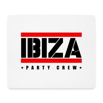 Ibiza Party Crew - Mouse Pad (horizontal) - white - Front