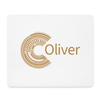 For Oliver - Mouse Pad (horizontal) - white - Front