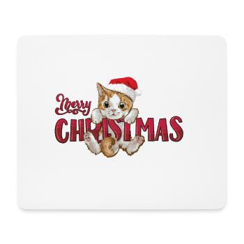 Merry christmas - Tapis de souris (format paysage) - blanc - Devant