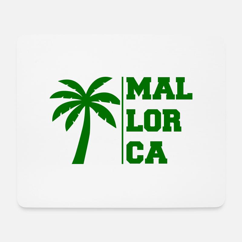 mallorca - Mousepad (Querformat) - Weiß