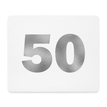 Birthday 50 years - Mouse Pad (horizontal) - white - Front