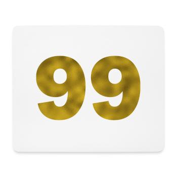 Geburtstag 99 Jahre - Mousepad (Querformat) - Weiß - Vorne