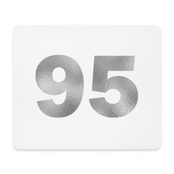 Birthday 95 years - Mouse Pad (horizontal) - white - Front
