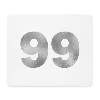 Geburtstag 99 Jahre - Mousepad (Querformat) - Weiß - Vorne
