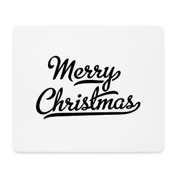 Joyeux Noël - Tapis de souris (format paysage) - blanc - Devant