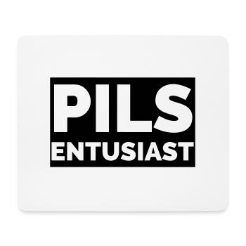 Lagerbier-Enthusiast - Mousepad (Querformat) - Weiß - Vorne