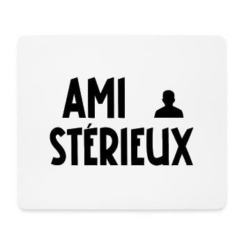 ami stérieux - Tapis de souris (format paysage) - blanc - Devant