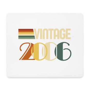 Jahrgang 2006 - 2006 Geburtstagsgeschenk - Mousepad (Querformat) - Weiß - Vorne