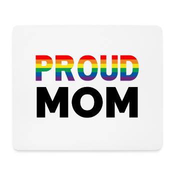 Proud Mom Rainbow - Mouse Pad (horizontal) - white - Front