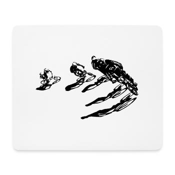 BMX - Mouse Pad (horizontal) - white - Front